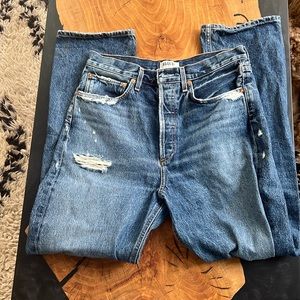 AGOLDE 90s mid rise loose fit size 27 and 28